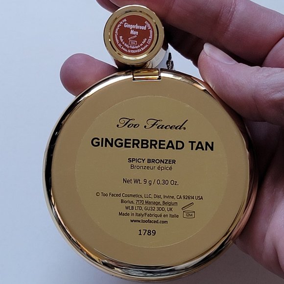 Too Faced Gingerbread SPICY Bronzer & GINGERBREAD MAN Lipstick Set - Picture 7 of 7